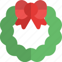 wreath, holiday, christmas, decoration