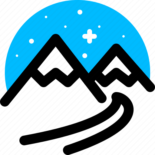 Mountain, nature, snow, winter icon - Download on Iconfinder