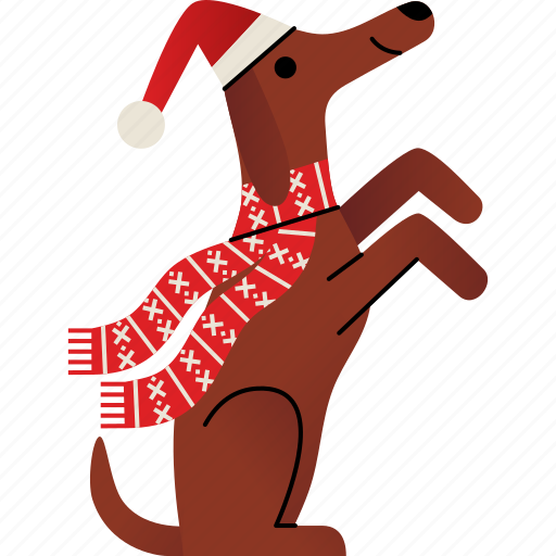 Dog, christmas, animals, scarf icon - Download on Iconfinder