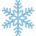 snowflake, snow, ice, christmas, winter