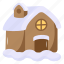 winter house, snow home, lodge, cottage, chalet 