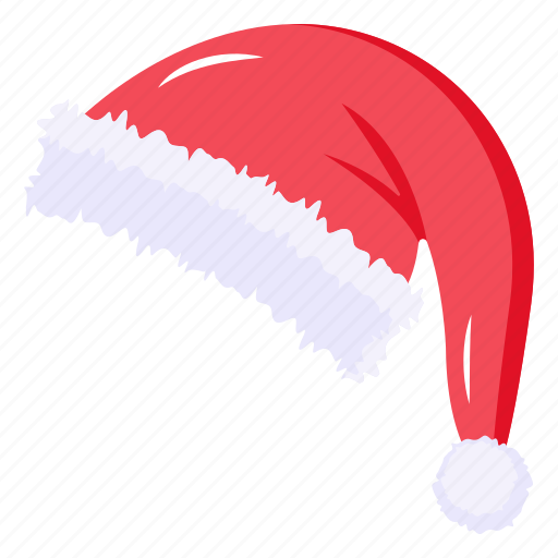 Santa hat, santa cap, christmas cap, santa beanie, headwear icon - Download on Iconfinder
