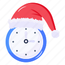 christmas clock, christmas time, xmas clock, watch, timepiece
