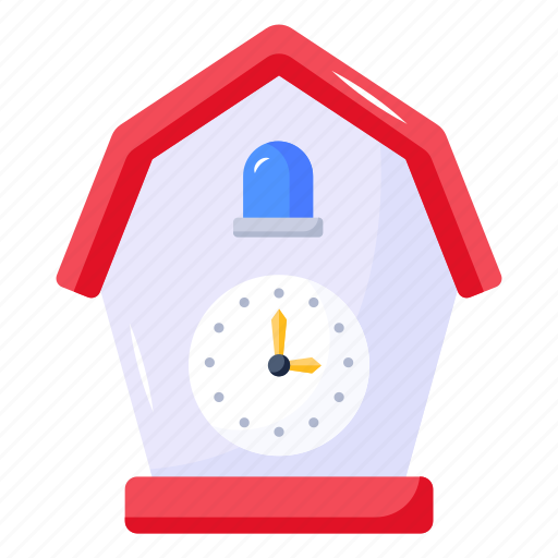 Home watch, home clock, house clock, cuckoo clock, timekeeper icon - Download on Iconfinder