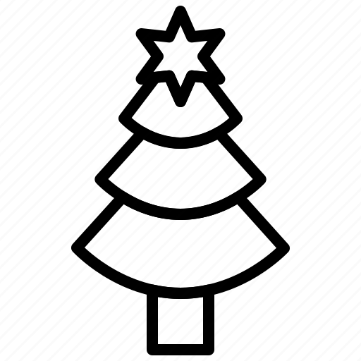 Christmas, tree, star icon - Download on Iconfinder