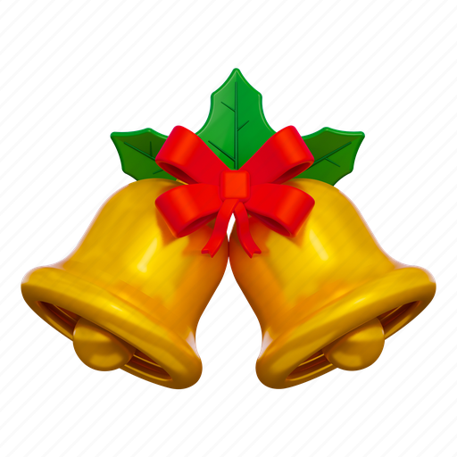 .png, christmas bell, bell, alert, ring, party, holiday 3D illustration - Download on Iconfinder