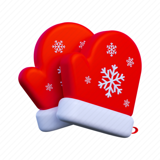 .png, christmas gloves, gloves, boxing, festival, holiday, christmas 3D illustration - Download on Iconfinder