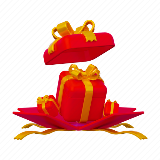 .png, gift box, christmas gift, birthday, present, christmas, box 3D illustration - Download on Iconfinder