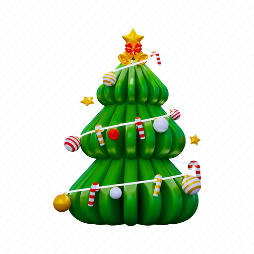 .png, christmas tree, tree, festival, party, christmas, decoration 3D illustration - Download on Iconfinder
