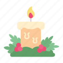candel, christmas, ornament, decoration