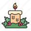 candel, christmas, ornament, decoration 