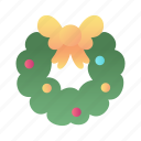 christmas, wreath, garland, xmas, ornament