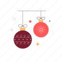christmas, balls, decoration, winter, new year, gift, santa, celebration, holiday