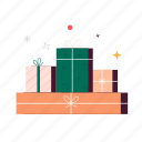 christmas, gifts, decoration, winter, present, xmas, snow, santa, presents