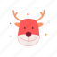 reindeer, animal, deer, nature, vector, christmas, pet, ecology 