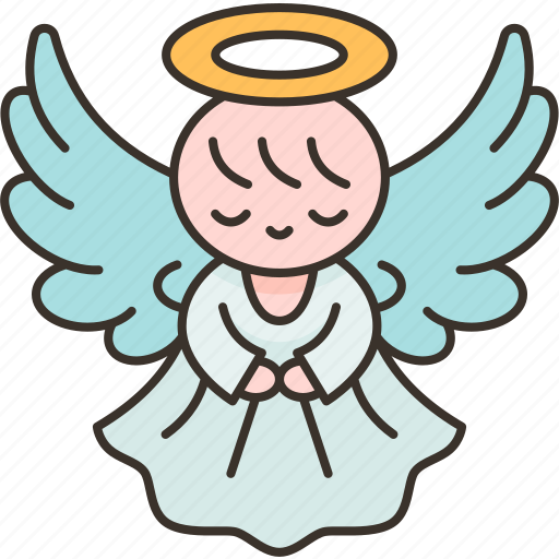 Angel, wings, heavenly, religious, divine icon - Download on Iconfinder