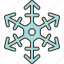 snowflake, winter, ice, crystal, cold 