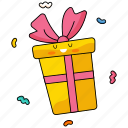 gift box, present, surprise, celebration, party, christmas