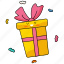 gift box, present, surprise, celebration, party, christmas 