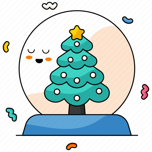 Snow globe, christmas, decoration, xmas, tree icon - Download on Iconfinder