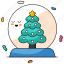 snow globe, christmas, decoration, xmas, tree 