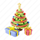 christmas, tree, presents, xmas