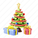christmas, tree, presents, xmas