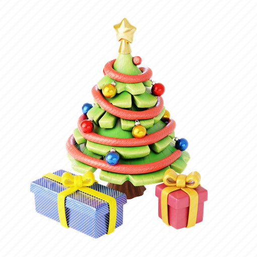 Christmas, tree, presents, xmas icon - Download on Iconfinder