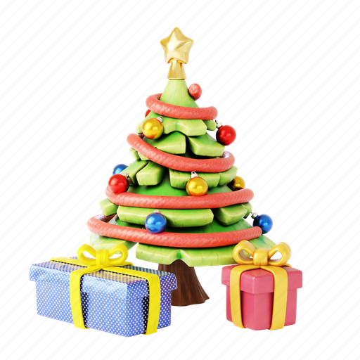 Christmas, tree, presents, xmas icon - Download on Iconfinder