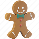 gingerbread, christmas, cookie, biscuit