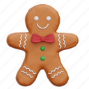 gingerbread, man, cookie, christmas 