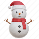 snowman, christmas, decoration, winter 