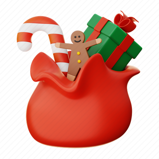 Christmas, new year, gift, winter, decoration, snow, xmas 3D illustration - Download on Iconfinder