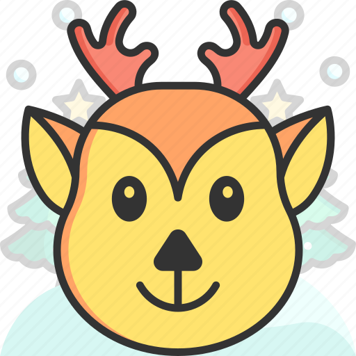 Deer, animal, reindeer, christmas, xmas, celebration icon - Download on Iconfinder