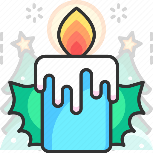 Candle, christmas candle, decoration, ornament, xmas, celebrate icon - Download on Iconfinder