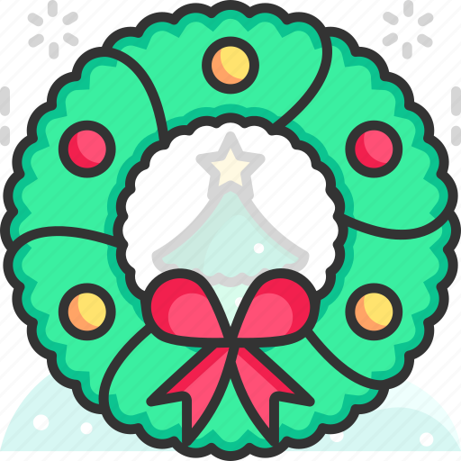 Wreath, christmas, celebration, decoration, xmas icon - Download on Iconfinder