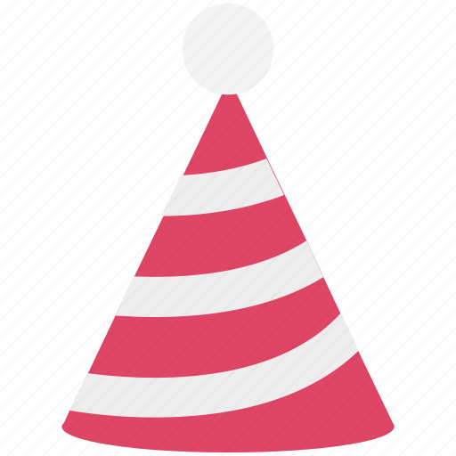 Birthday cap, birthday cone hat, cone hat, party cap, party cone hat icon - Download on Iconfinder