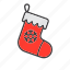 christmas, sock, stocking 
