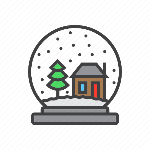 Globe, snow, winter icon - Download on Iconfinder