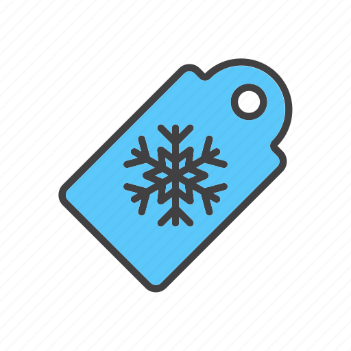 Christmas, price, snowflake, tag icon - Download on Iconfinder