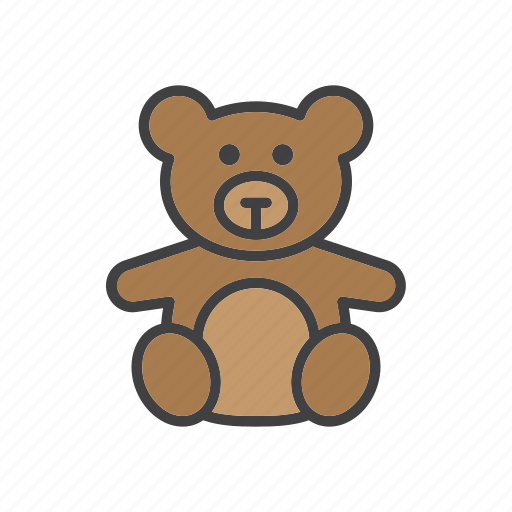 Bear, soft, teddy, toy icon - Download on Iconfinder