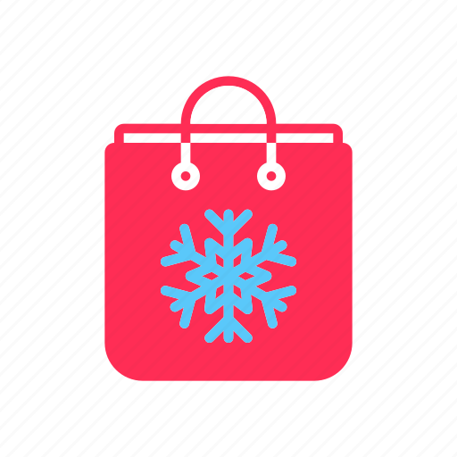 Bag, christmas, shopping, snowflake icon - Download on Iconfinder