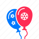 balloon, festive, flying