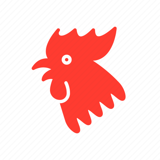 New, red, rooster, year, zodiac icon - Download on Iconfinder