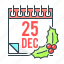 calendar, christmas, december, event, celebration, xmas 