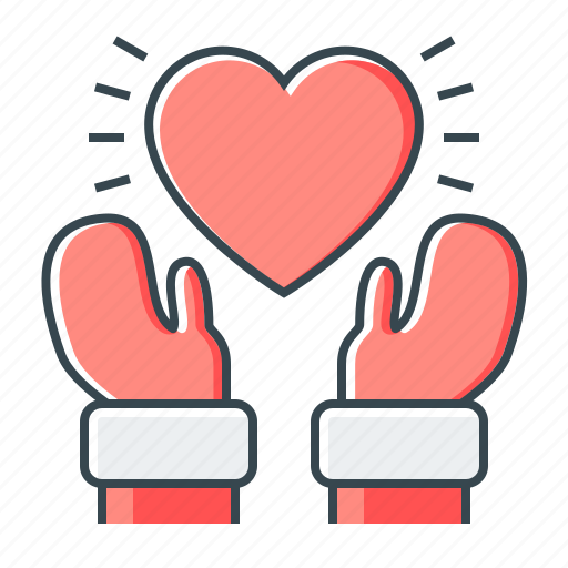 Christmas, give, give love, hands, love icon - Download on Iconfinder