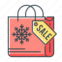 bag, christmas, sale, shopping 