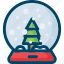 ball, christmas, decoration, new year, snow, tree, xmas 