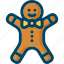 christmas, cookie, gingerbread, man, new year, xmas 