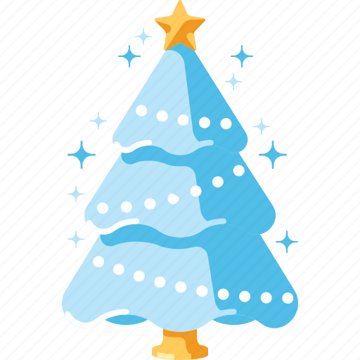 Christmas, decoration, forest, pine, snow, tree, xmas icon - Download on Iconfinder